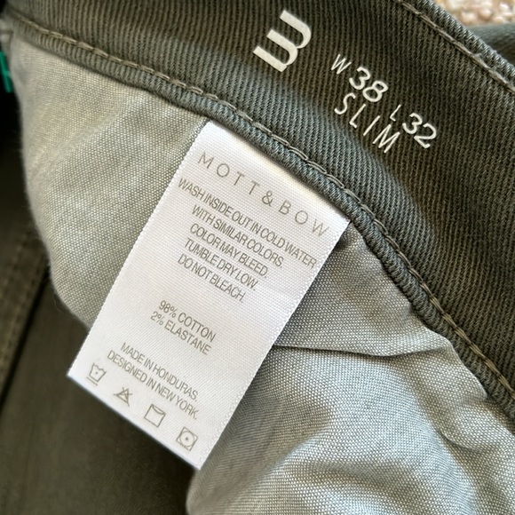 Mott & Bow Mercer twill denim jeans 38x32 - Picture 9 of 12